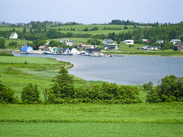Fishing shacks, PEI
