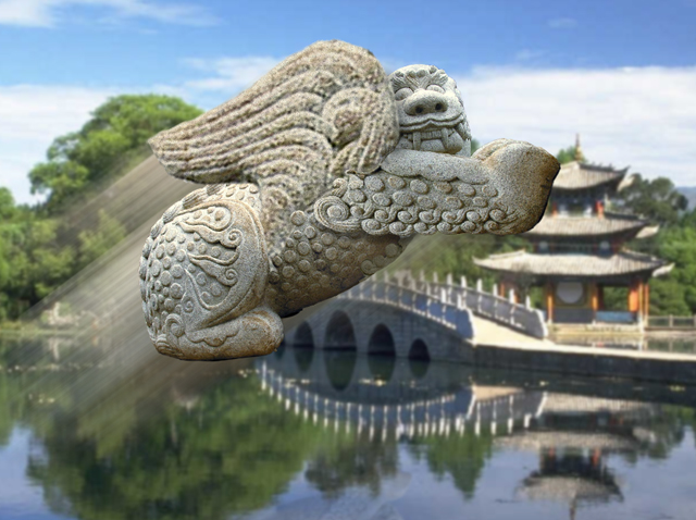 Flying lion