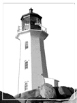 Black & White Lighthouse